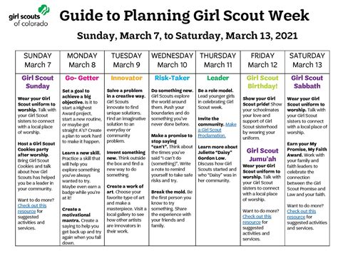 Get Ready to Celebrate Girl Scout Week | GSCO