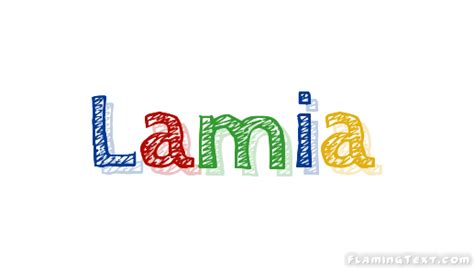 Lamia Logo | Free Name Design Tool from Flaming Text