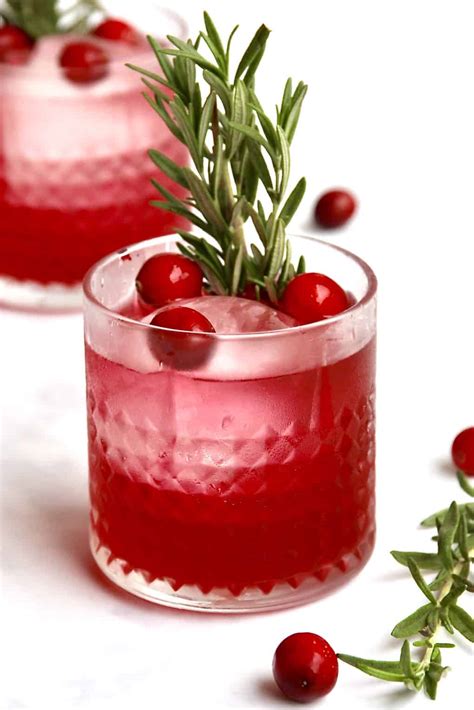 Cranberry Cheer Cocktail - The BakerMama