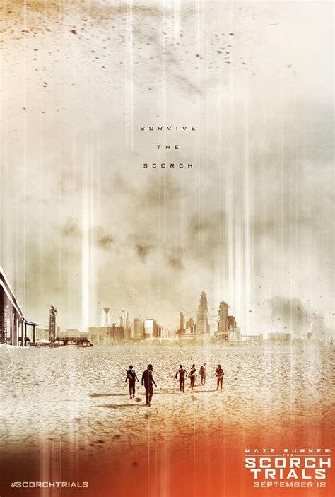 Eight New Maze Runner: The Scorch Trials Posters