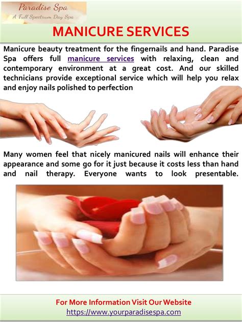 Benefits of the Manicure and Pedicure services