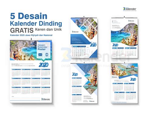 Get Contoh Desain Kalender Dinding Unik Pictures