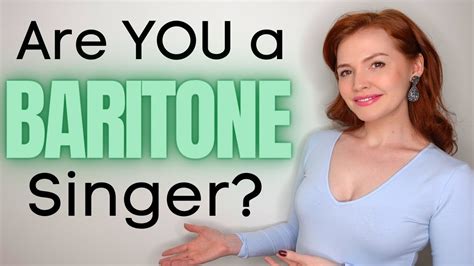 Are YOU a BARITONE Singer? The Male Voice Classification Explained In ...