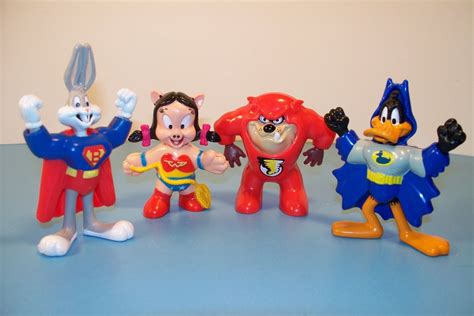 Looney Toons DC Superfriends Happy Meal Toys : nostalgia