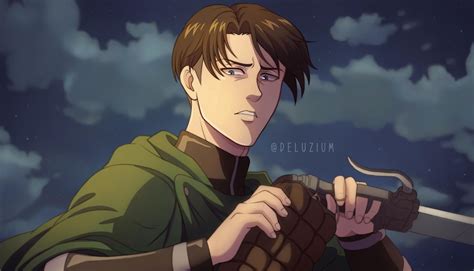 Levi fan art by @deluzium (me) : r/ShingekiNoKyojin