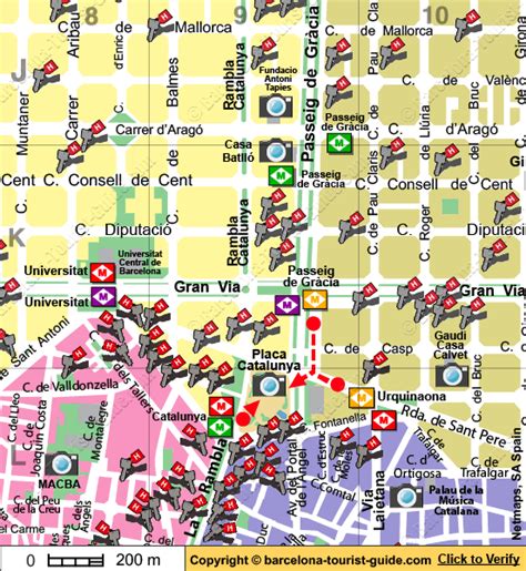 Placa De Catalunya Map - Map Of Stoney Lake