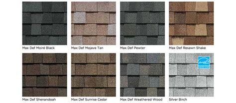 Asphalt Shingle Colors