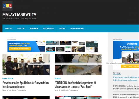 Malaysianews TV - Malaysia Website Awards 2019