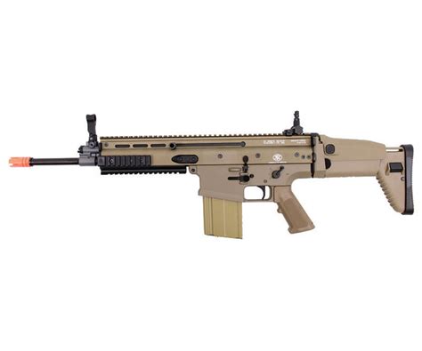 FN SCAR-H MK17 CQC Airsoft Electric Gun in TAN Color | Airsoft Extreme - Airsoft Extreme