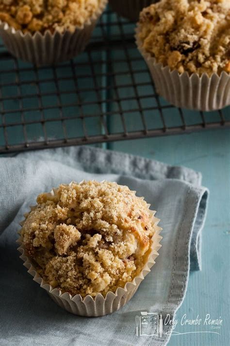 Gooseberry Crumble Muffins | Only Crumbs Remain