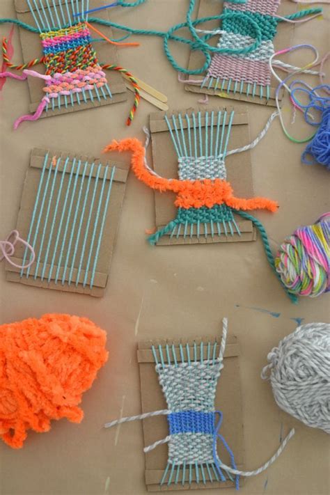 Weaving with Kids | Weaving for kids, Yarn crafts, Crafts