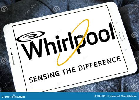 Whirlpool logo editorial photo. Image of famous, sharp - 96261891