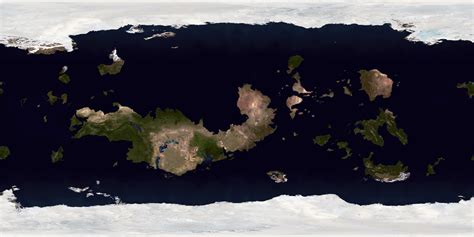 Terraformed map of Venus (2048 x 1024) : MapPorn