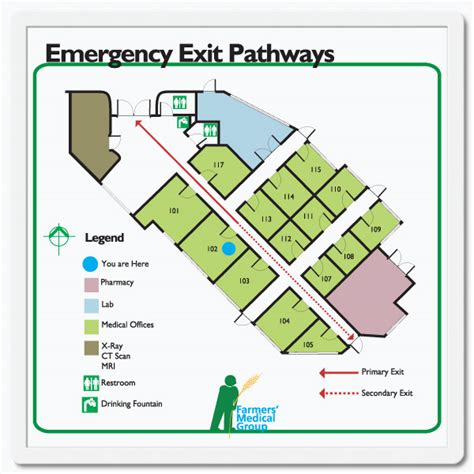 Evacuation plan signs | Evacuation route signs