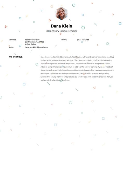 Elementary School Teacher Resume Examples & Templates (2024) · Resume.io