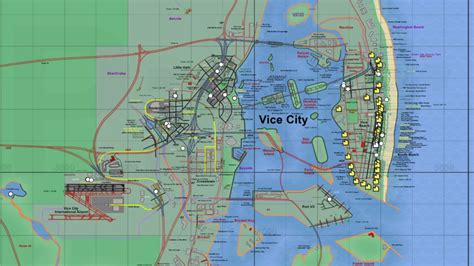 GTA 6 Vice City Map Locations