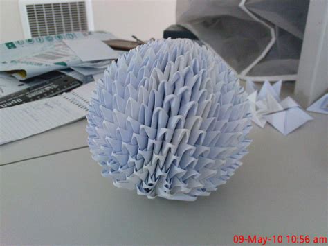 3D origami ball by AznLancelot on DeviantArt