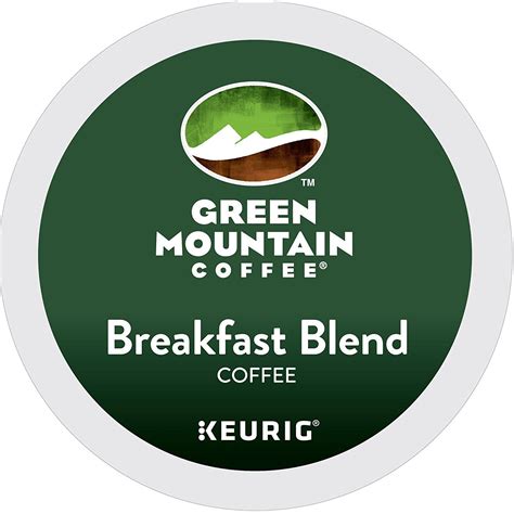 Green Mountain Coffee Roasters Breakfast Blend, Single-Serve Keurig K-Cup Pods, Light Roast ...