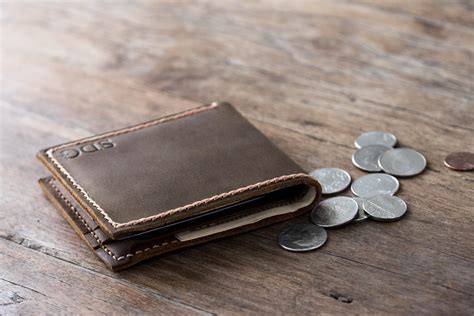 Leather Coin Pocket Wallet | Handmade Original Design by JooJoobs