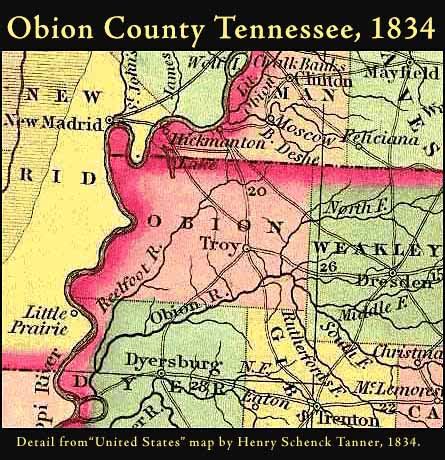 Obion County, Tennessee: Genealogy, Census, Vital Records