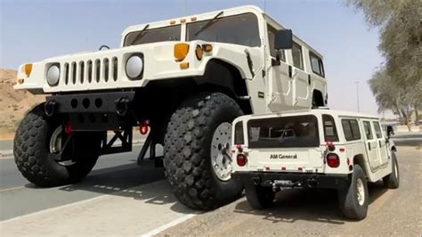 This 21-Foot-Tall Giant Is the Largest Hummer H1 on the Planet, and It Actually Drives