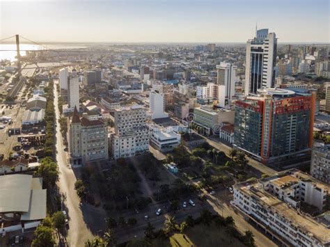 Aerial View of Maputo, Capital City of Mozambique, Africa Stock Photo ...