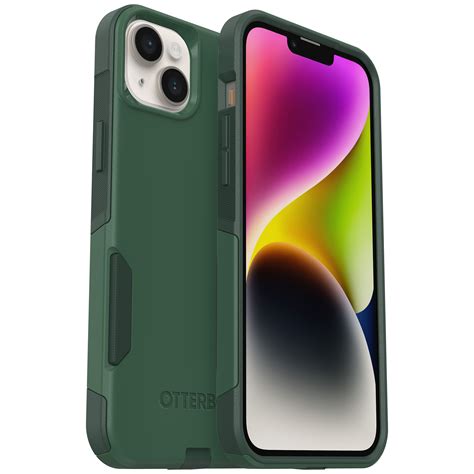 Green thin iPhone 14 Plus Case | OtterBox Commuter Series