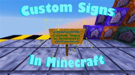 How to Make Custom Signs in Minecraft! |1.13 & 1.14+| |Click Events ...