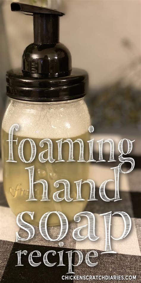 DIY Foaming Hand Soap Recipe (Frugal solution for dry hands) » Chicken ...