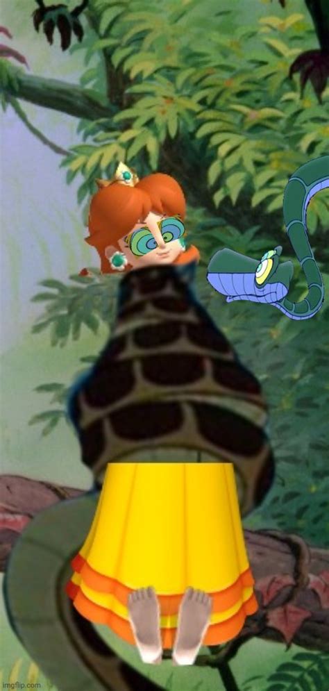 Princess Daisy Encounter Kaa Again by SuperArtMan64 on DeviantArt