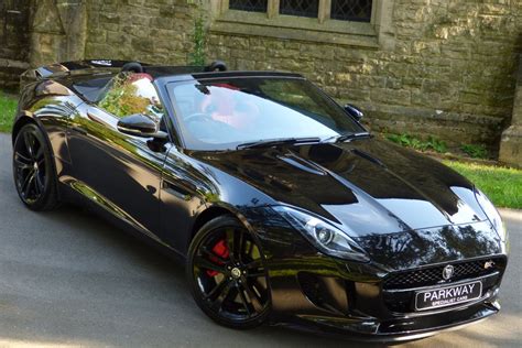 Jaguar F Type Black Convertible