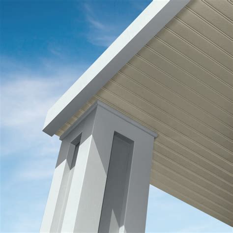 James Hardie 48-in x 96-in HardieSoffit Porch Panel Monterey Taupe Fiber Cement Solid Soffit in ...