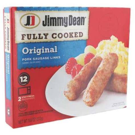 Jimmy Dean Fully Cooked Original Pork Sausage Links ...