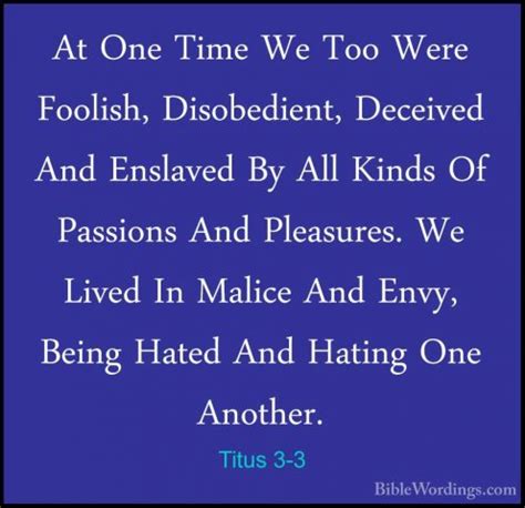 Titus 3 - Holy Bible English - BibleWordings.com