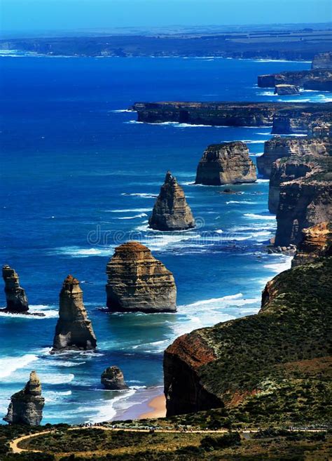 12 Apostles. Aerial view of the 12 Apostles along the Great Ocean Road, Australi , #AFF, #Aerial ...