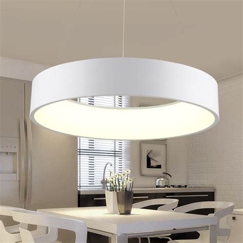 Minimalistischen Hängen Runde Lampe Moderne Kreis Led Pendelleuchte Ring Pendelleucht… | Modern ...