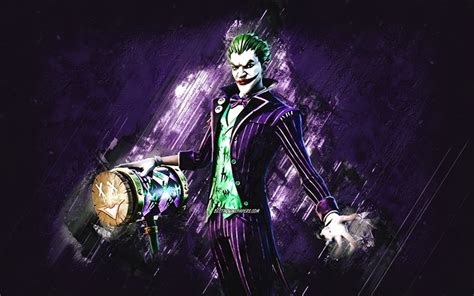 Download wallpapers Fortnite The Joker Skin, Fortnite, main characters ...