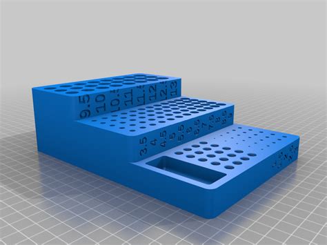 Drill Bit Stand by Isik's Tech | Download free STL model | Printables.com