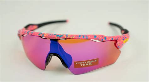 Oakley Radar EV Path Sunglasses Splatter Pink Trail Prizm