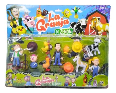 Muñecos La Granja De Zenon Coleccion X10 Figuras Juguetes | MercadoLibre