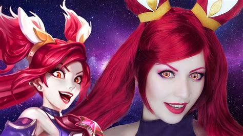 Star Guardian Jinx Makeup Cosplay Tutorial League of Legends ☆ | Star ...