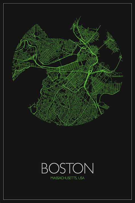 Cities: Map Posters on Behance