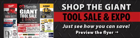 Tool Center | Power Tools, Hand Tools, & More | Hartville Hardware