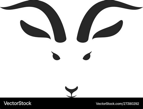 Goat logo Royalty Free Vector Image - VectorStock