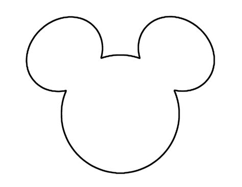 Mickey Mouse Head Outline - Cliparts.co