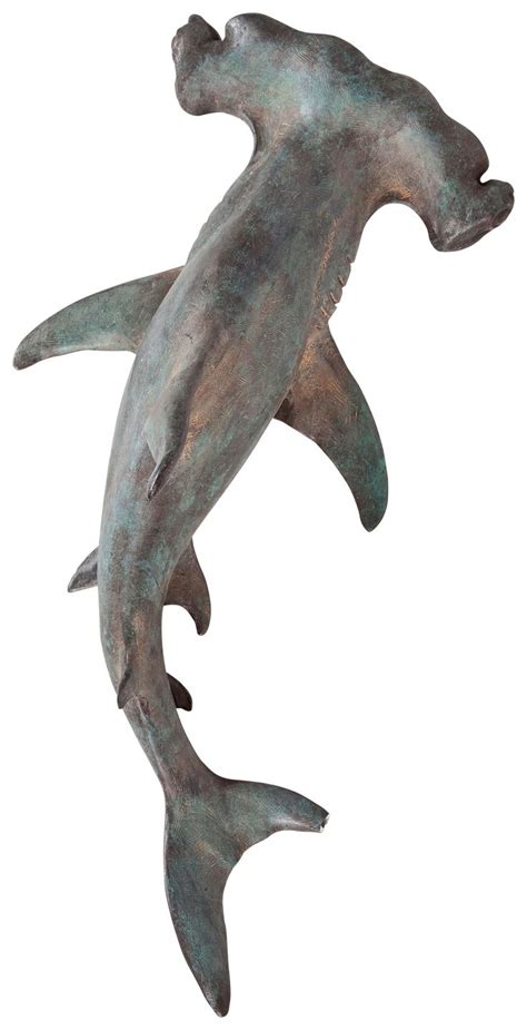 Home Accents Shark Sculpture | Ashley | Shark sculpture, Shark drawing ...