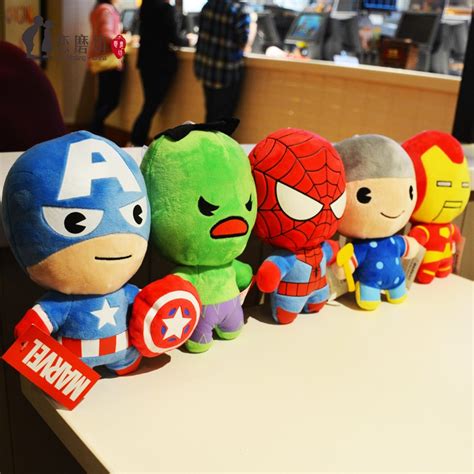 22cm The Avengers Plush Toys Hulk Thor Captain America Ironman ...