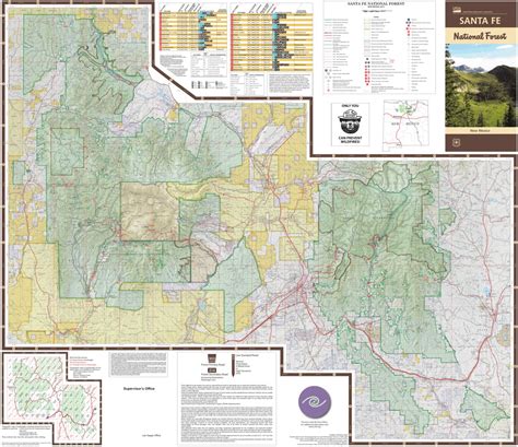 Santa Fe National Forest Trail Map - Maping Resources