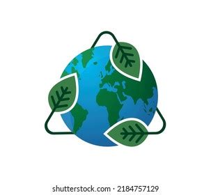 Green Earth Logo Icon Design Template Stock Vector (Royalty Free ...