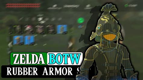 Zelda BOTW: How To Get Rubber Armor Set - YouTube